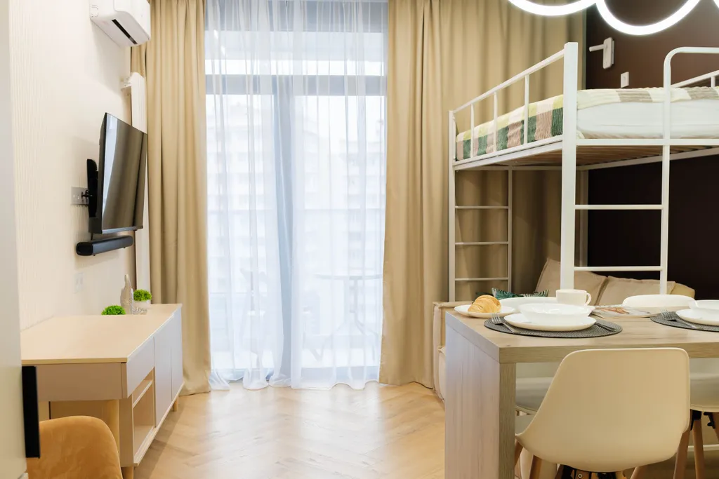 Квартира Квартира Уютная студия с видом на море — Сочи