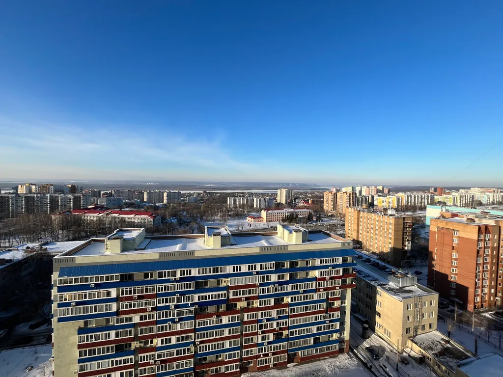 Квартира 1-комнатная квартира в новом доме с видом на Волгу — Самара