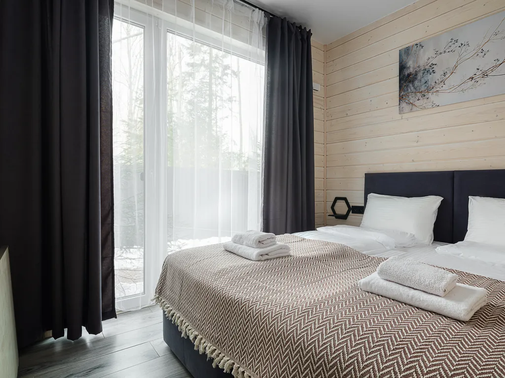 Уютный дом Шишкин Плейс в лесу с чаном и баней