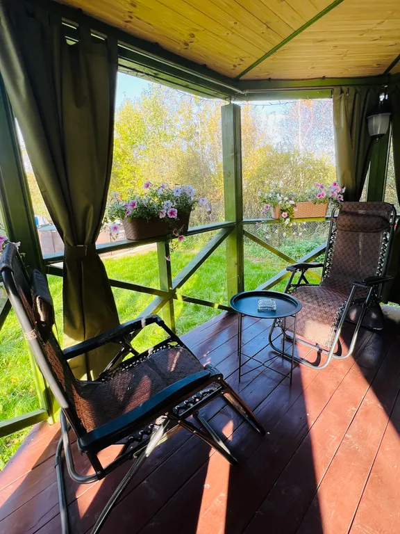 Дом в деревне с баней на дровах