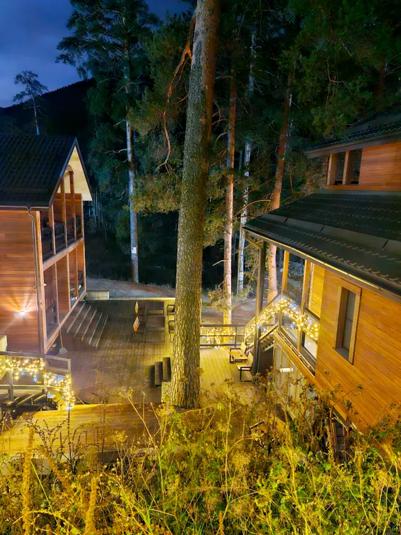 Квартира Квартира Уютная студия с балконом — Архыз