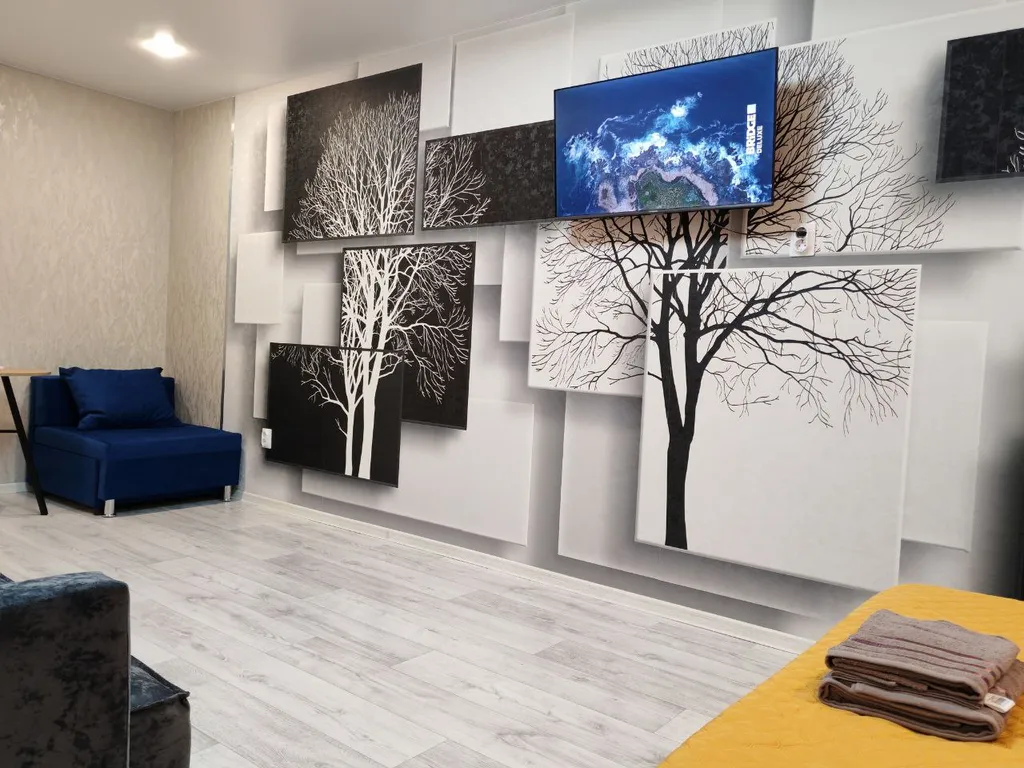 Уютная квартира с видом на город с дизайнерским ремонтом