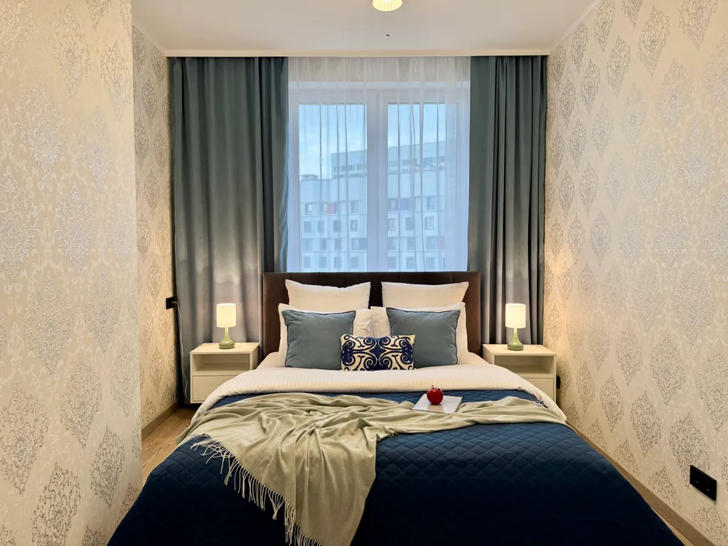 Квартира 4-комнатная квартира с видом на ВДНХ, Останкинскую башню, 84м, 7 кроватей — Москва