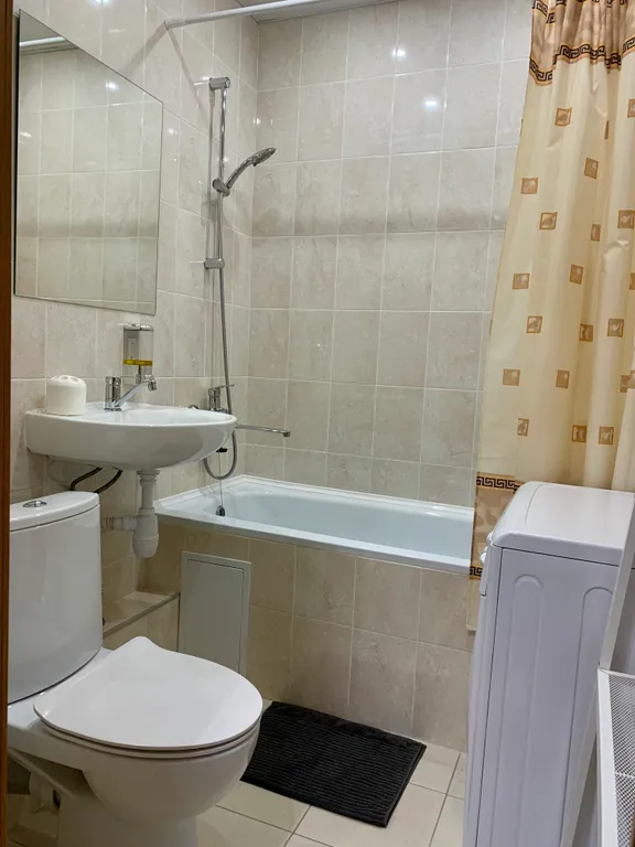 Квартира Квартира Уютная студия у НИИ имени Петрова с бесконтактным заселением — Песочный