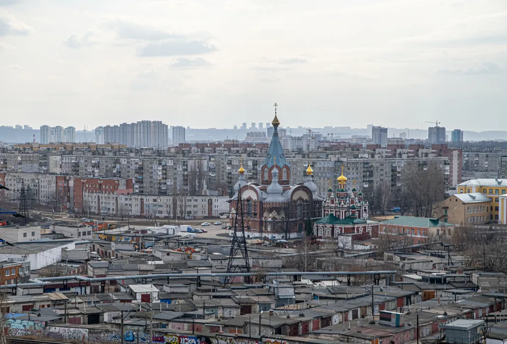 Квартира Трёхкомнатная квартира с балконом для 6 гостей — Нижний Новгород