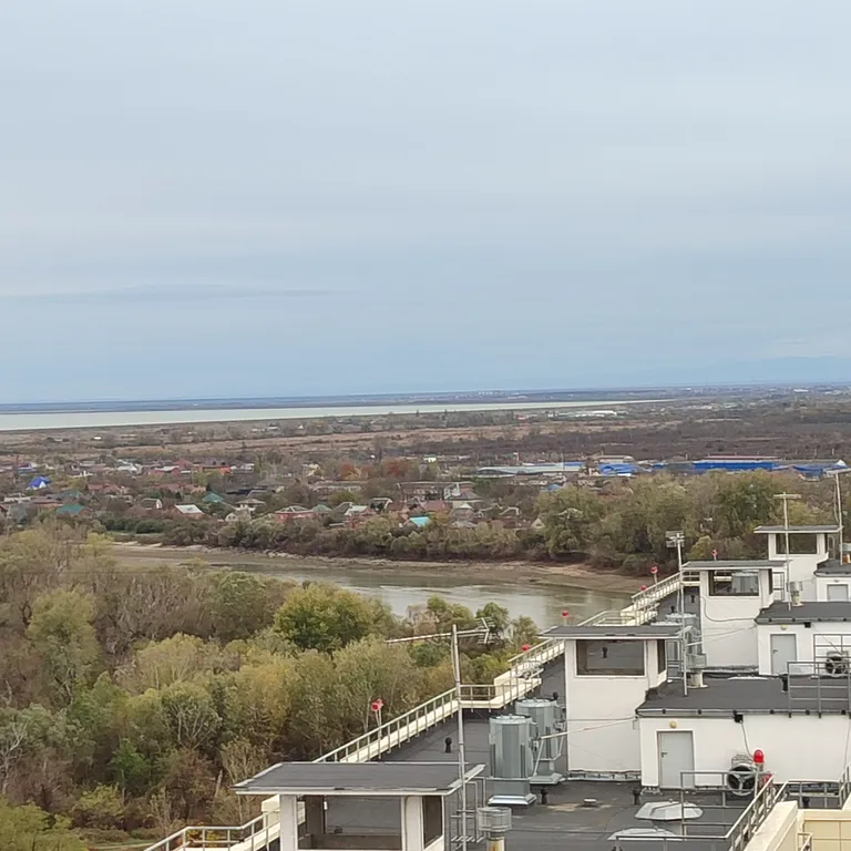 Квартира Однокомнатная квартира с шикарным видом на Кубань — Краснодар