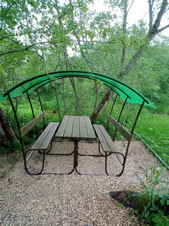 Дом А-фрейм на речке под Клином