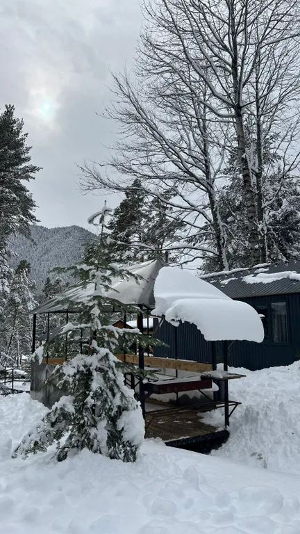 Эко-домик с видом на горы