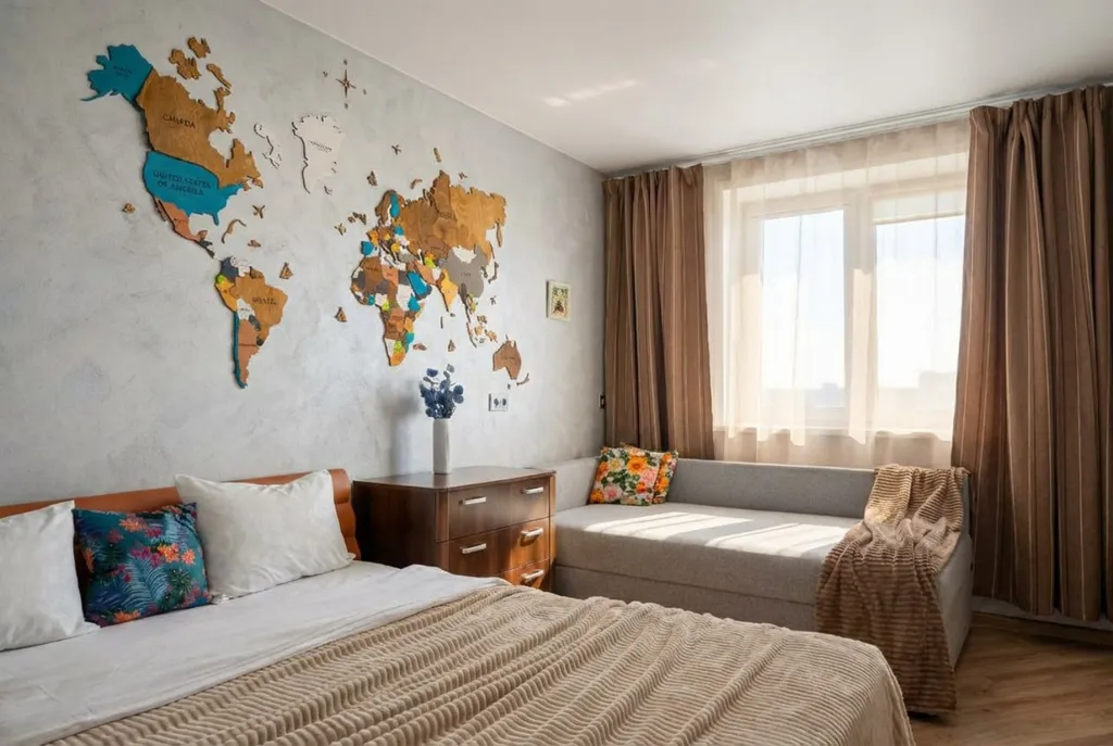 Просторная двухкомнатная квартира в ЖК Гармония