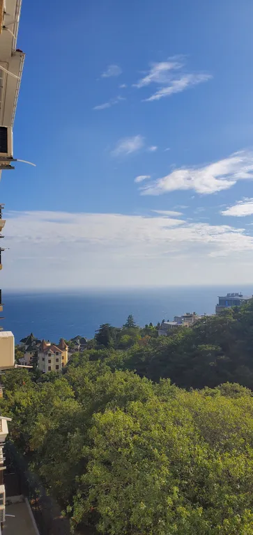 Просторные апартаменты в живописном месте Ялты с видом на море