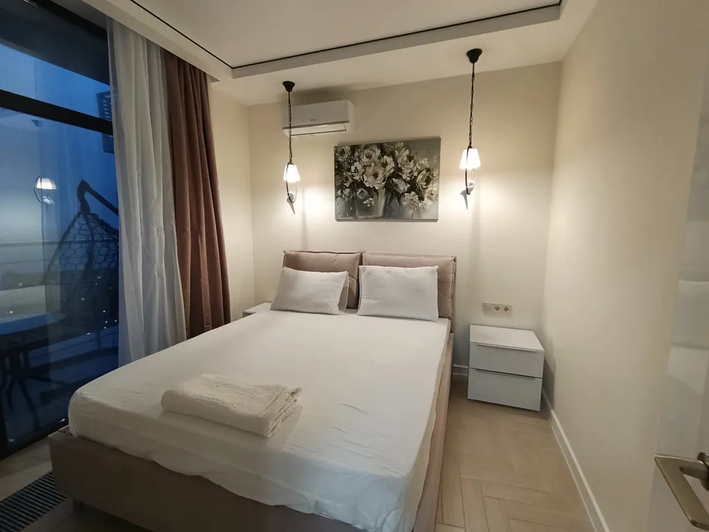 Апартаменты со спальней, лучший вид на море с 16 этажа