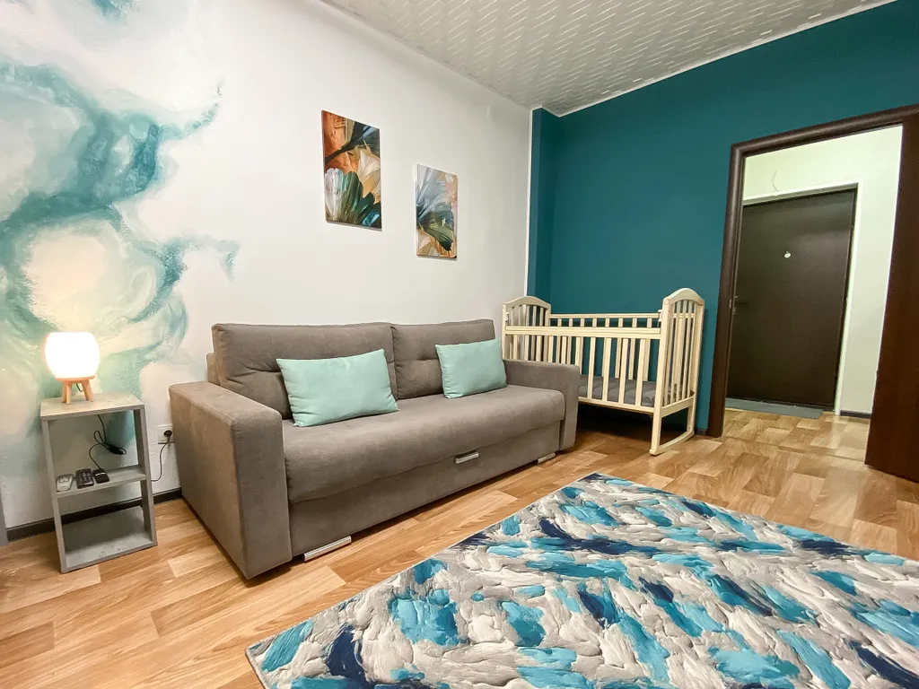 Квартира с видом на город в центре города