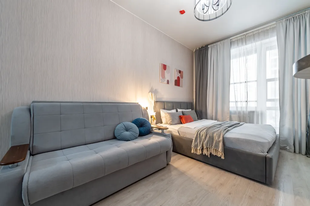 Квартира Квартира ApartMe Аэропорт уютная студия для 4 гостей — Санкт-Петербург