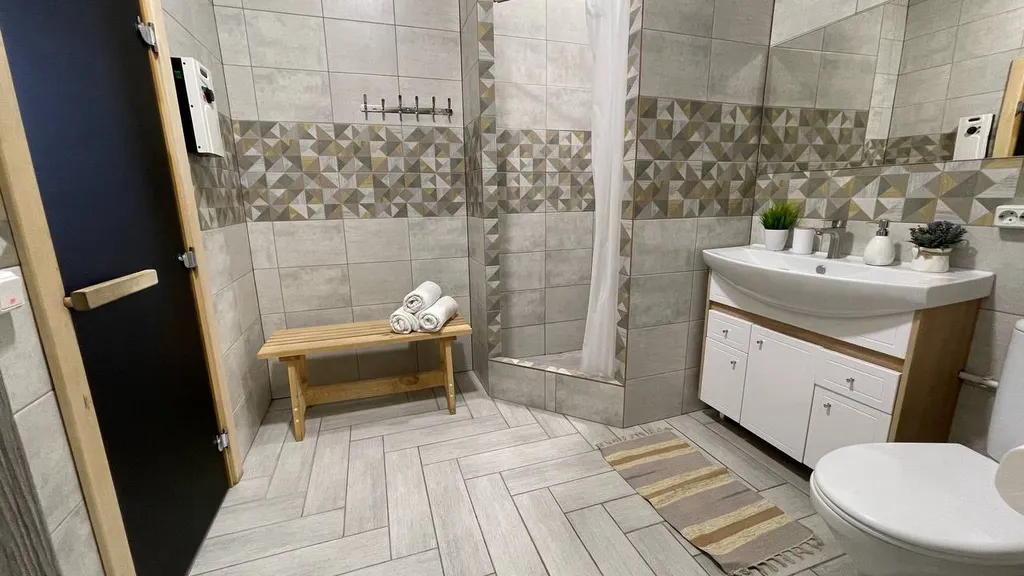 Yousinn, шале lucky house рядом с горнолыжкой манжерок, сауна