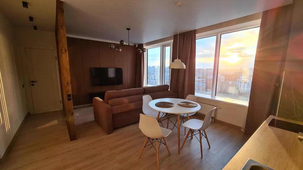 Апартамент на 20 этаже с видом на город