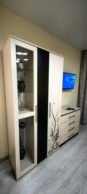 Квартира Квартира Уютная студия в новом доме с кухней и балконом — Владивосток