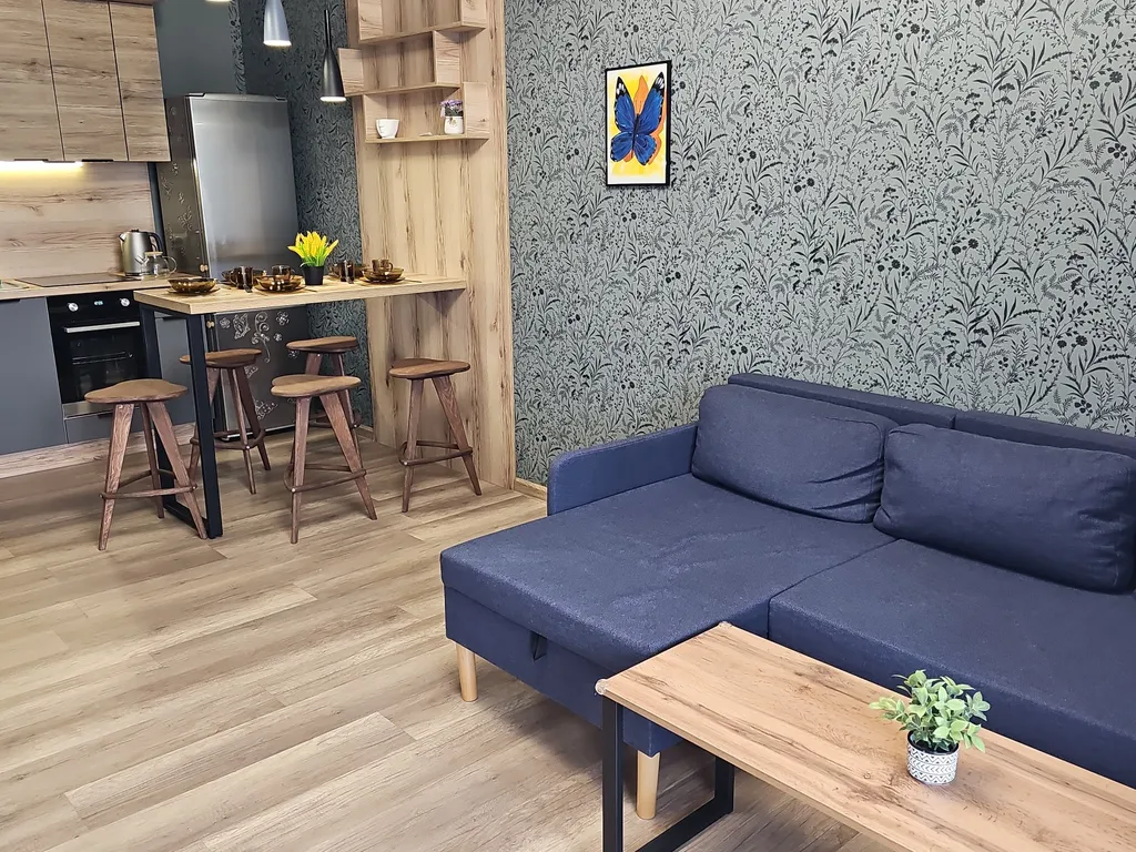 Уютная квартира в новом доме, с парком и набережной