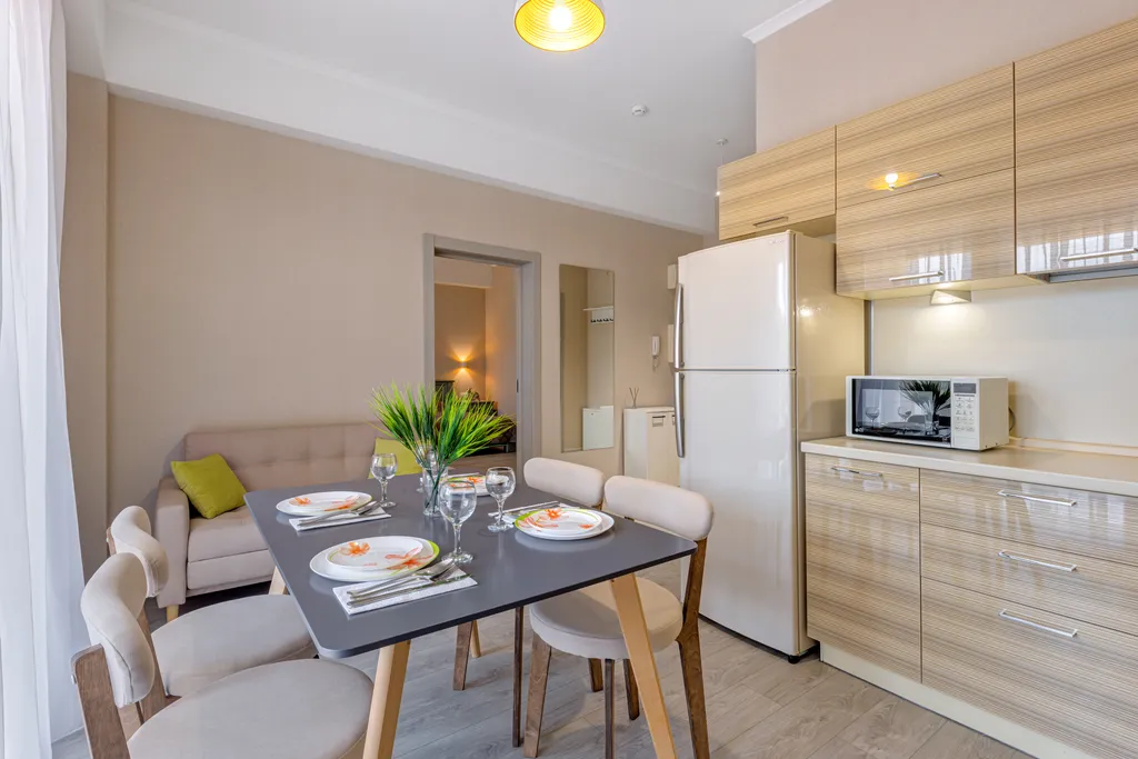 Апартаменты Сады морей с бассейном