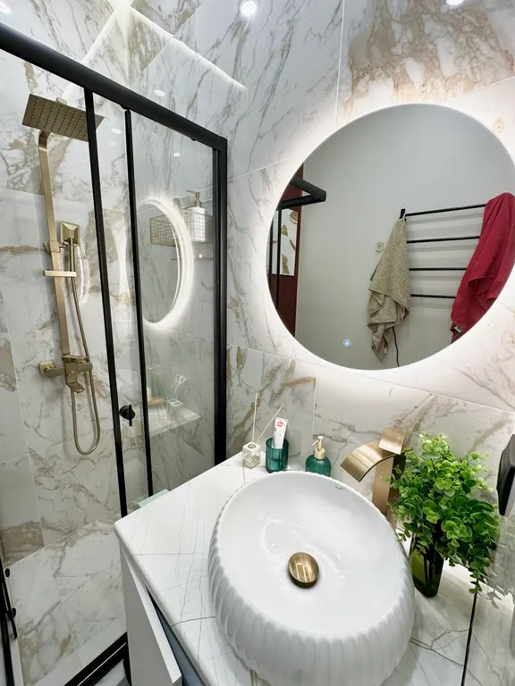 Квартира Квартира Стильная, новая студия на четверых — Москва