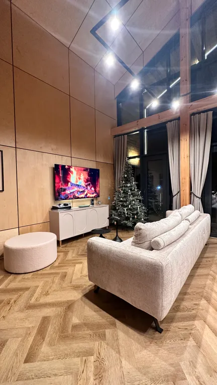 Шикарный Барн с сауной и купелью