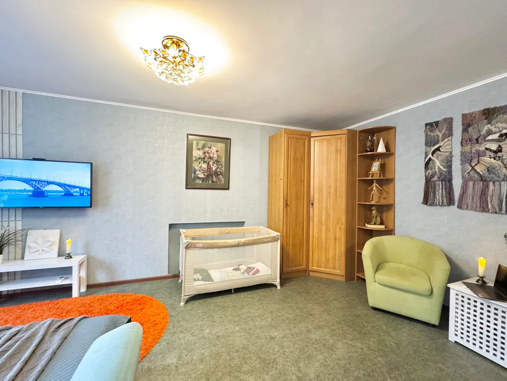Квартира Квартира Volga Art Home Для семьи 3 спальных места Центр — Саратов