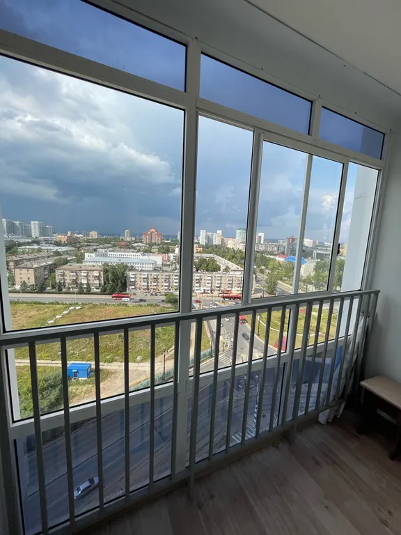 Евродвушка с балконом на 15 этаже вместимость на 6 человек