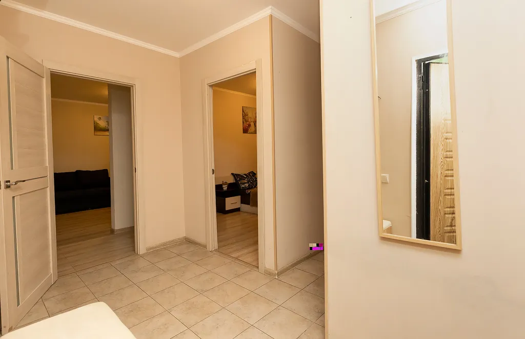 Просторная двухкомнатная квартира с большим балконом