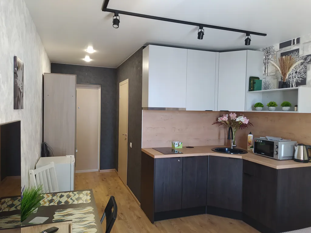 Апарт-студия с дизайнерским ремонтом