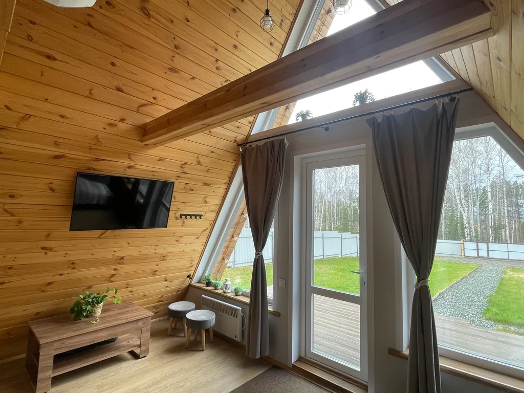 Уютный дом А-фрейм На воздухе