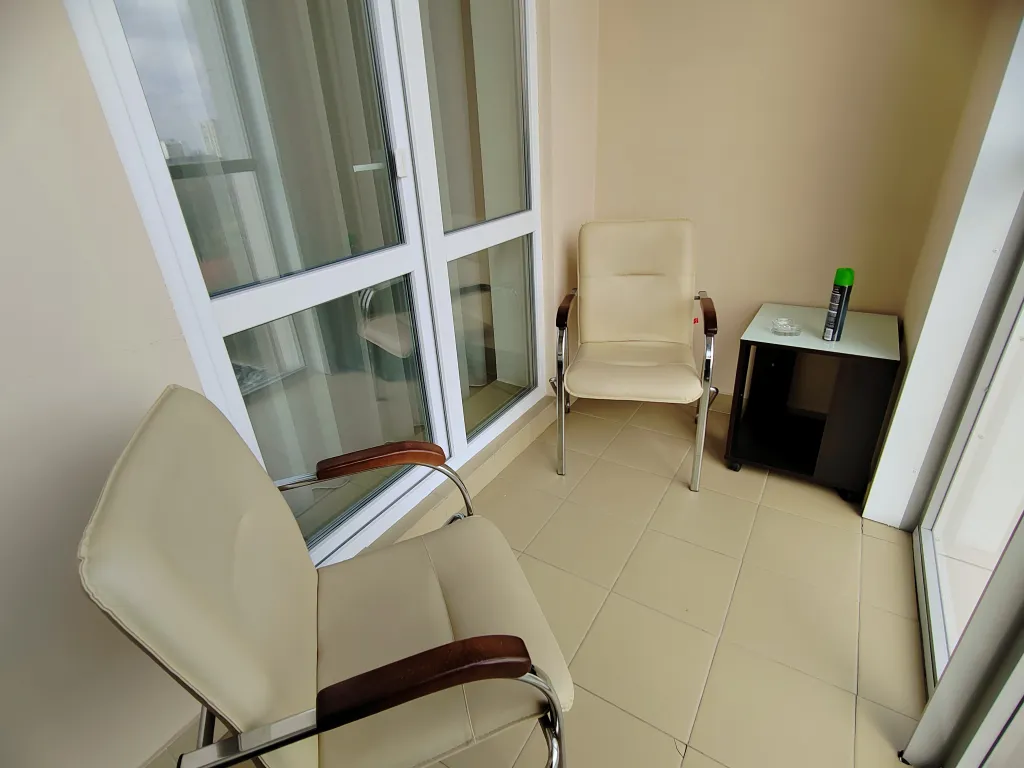 Панорамная квартира на верхнем этаже с видом на город