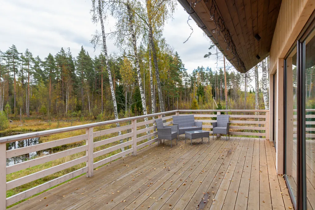 Коттедж с прямым видом на озеро