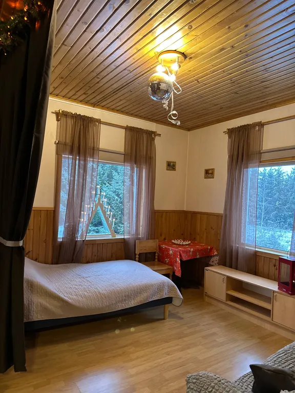 Дом c финской дровяной сауной и отдельной баней в Карелии