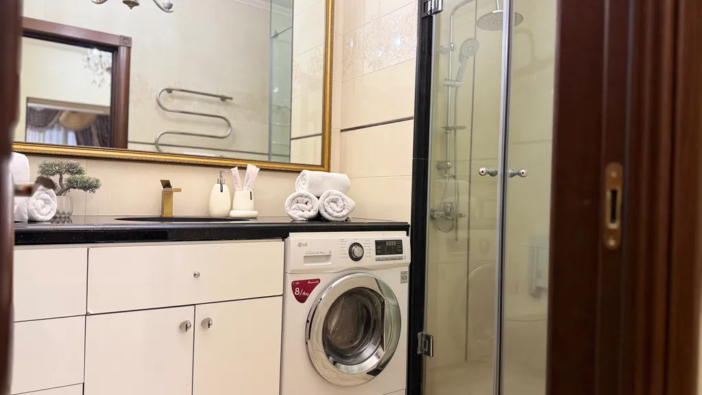 Семейные апартаменты с 2 спальнями и видом на город в центре