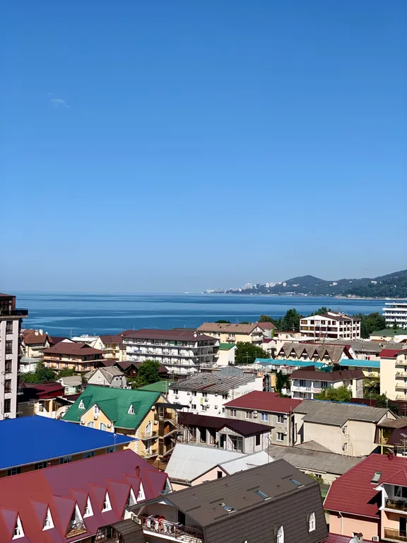 Панорамная студия на берегу моря