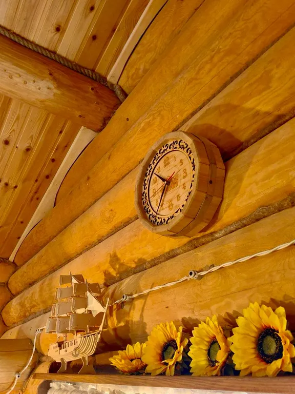 Уютный загородный дом-баня