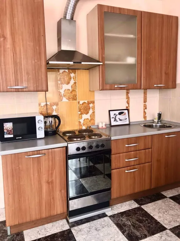 Уютная студия возле набережной с видом на Ангару