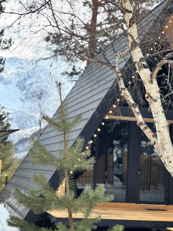 Уютный дом в стиле A-frame