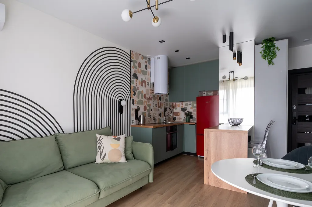 Квартира Дизайнерская квартира Real Apartments с одной спальней — Сочи