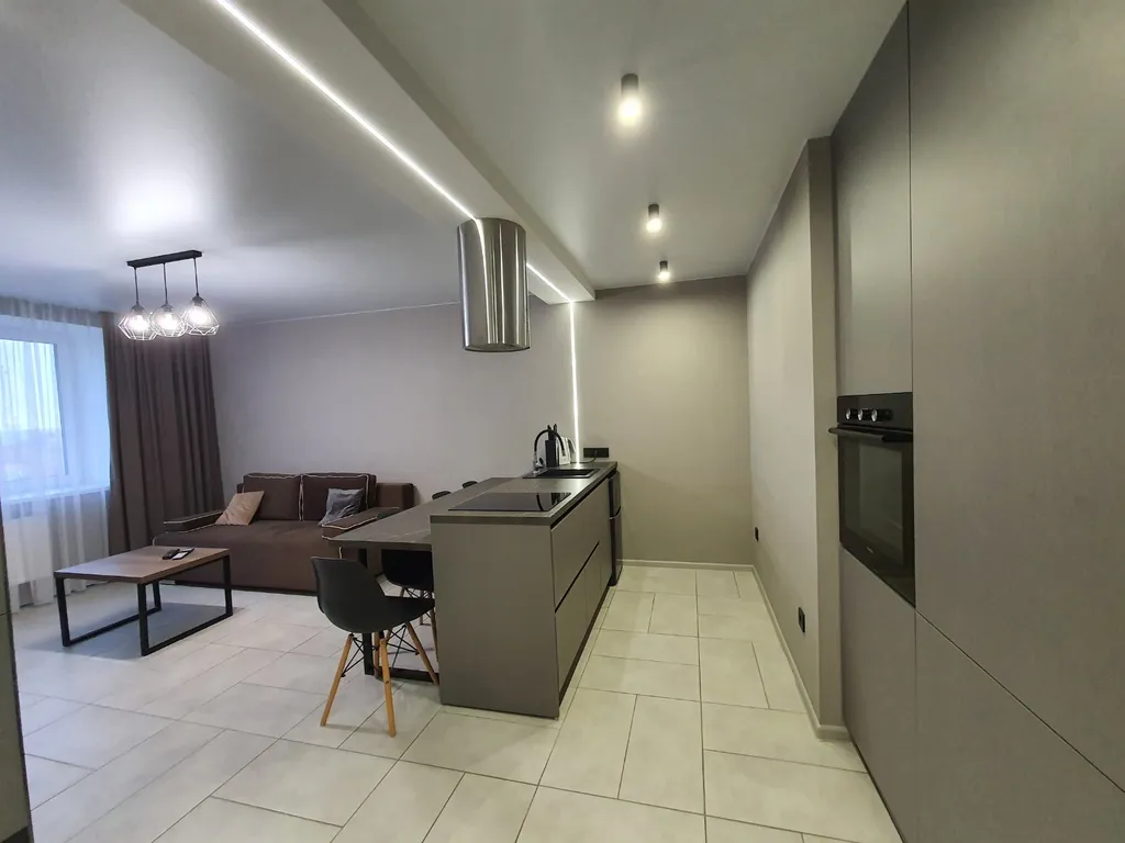 Новая квартира с гостиной и изолированной спальней в центре — аренда посуточно в Витебск