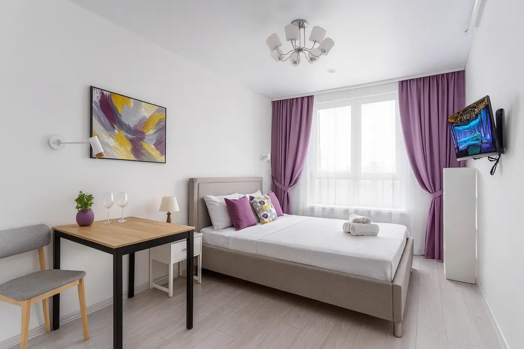 Квартира Дизайнерская студия в ЖК Smile — аренда посуточно в Мытищи