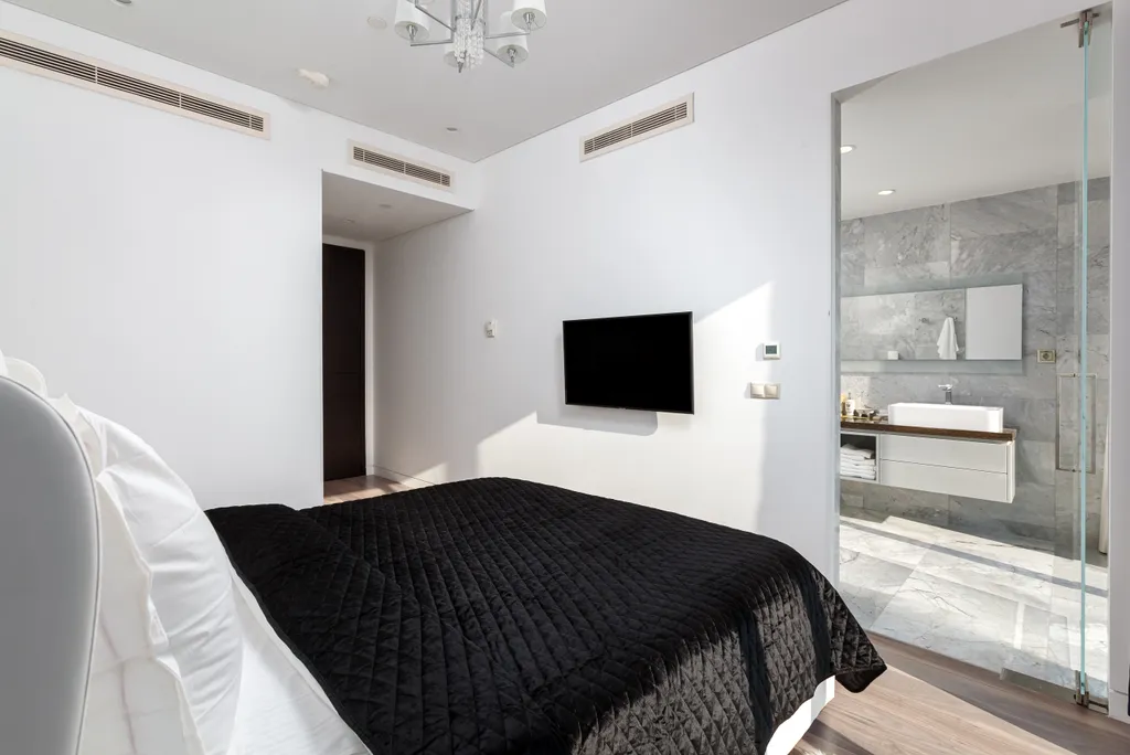 Дизайнерский угловой апартамент в башне Око Москва-сити