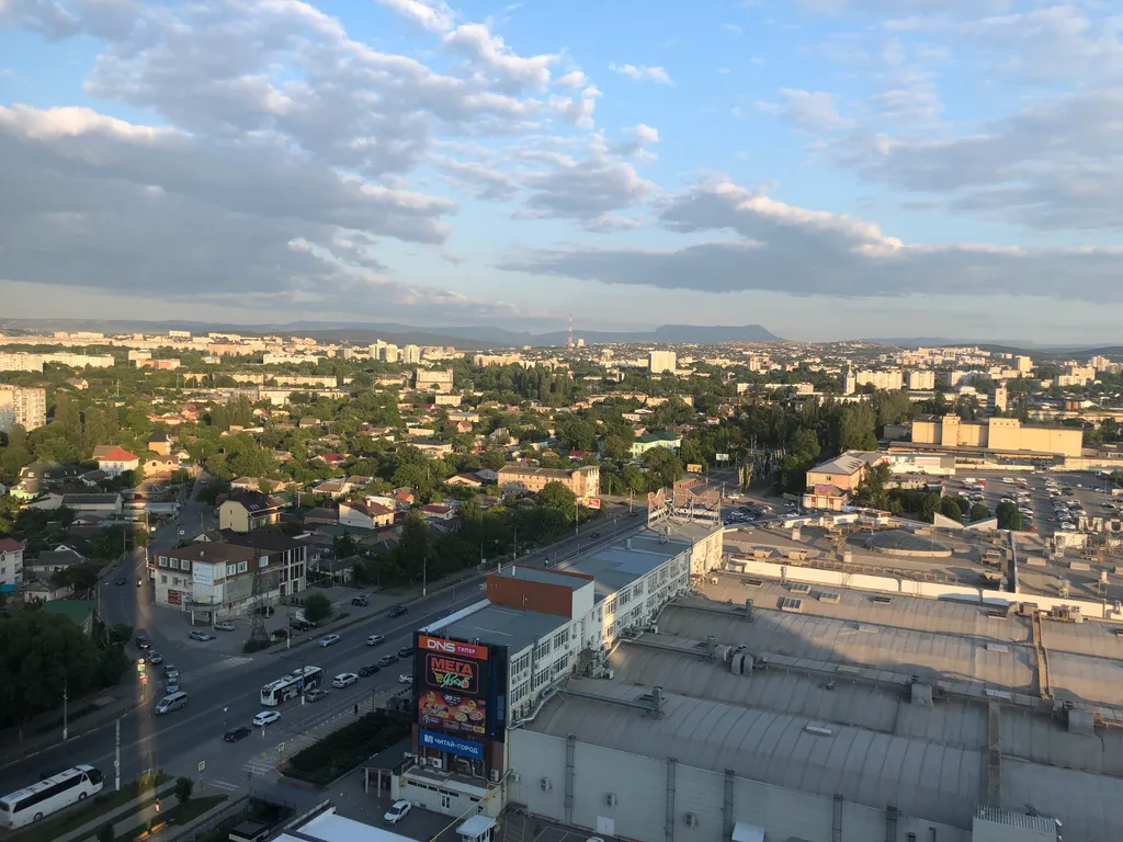 Квартира Уютная 1-комнатная квартира в Жигулиной Роще с шикарным видом на город — Мирное