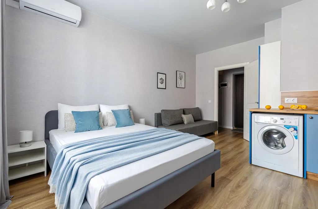 Современная студия для 4 гостей в ЖК Парк Победы