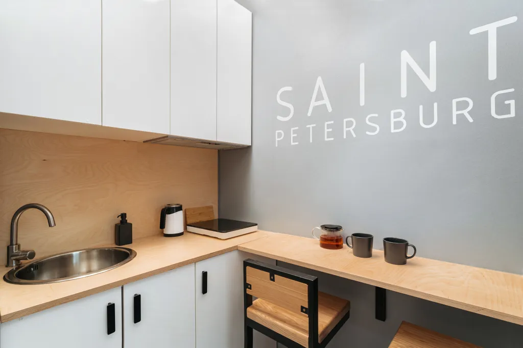 Квартира Квартира Смарт-студия у метро Садовая, Сенная, Спасская — Санкт-Петербург