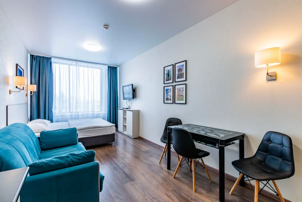 Стильная студия в центре с отличным видом