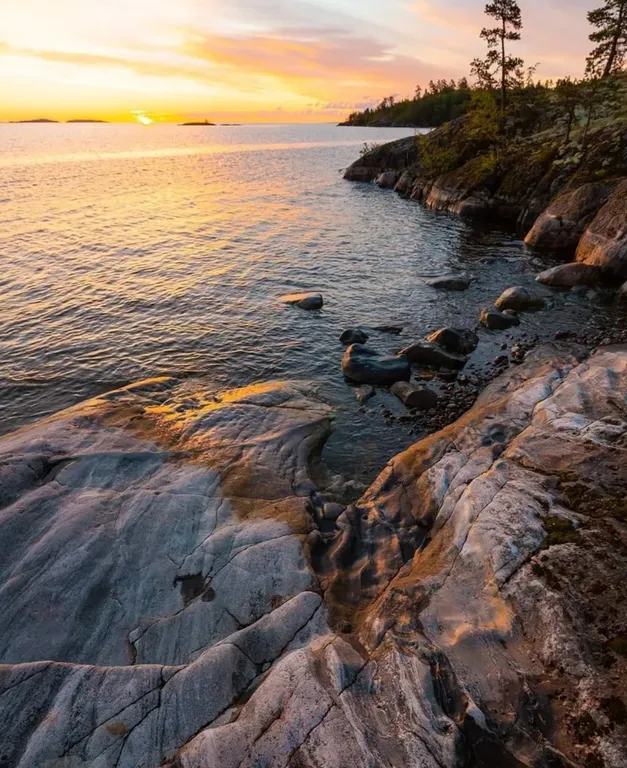 Дом с русской жаркой баней в Карелии