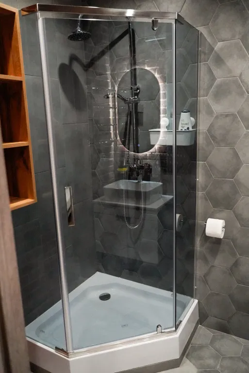 Квартира-студия loft-grey с кондиционером и парковкой