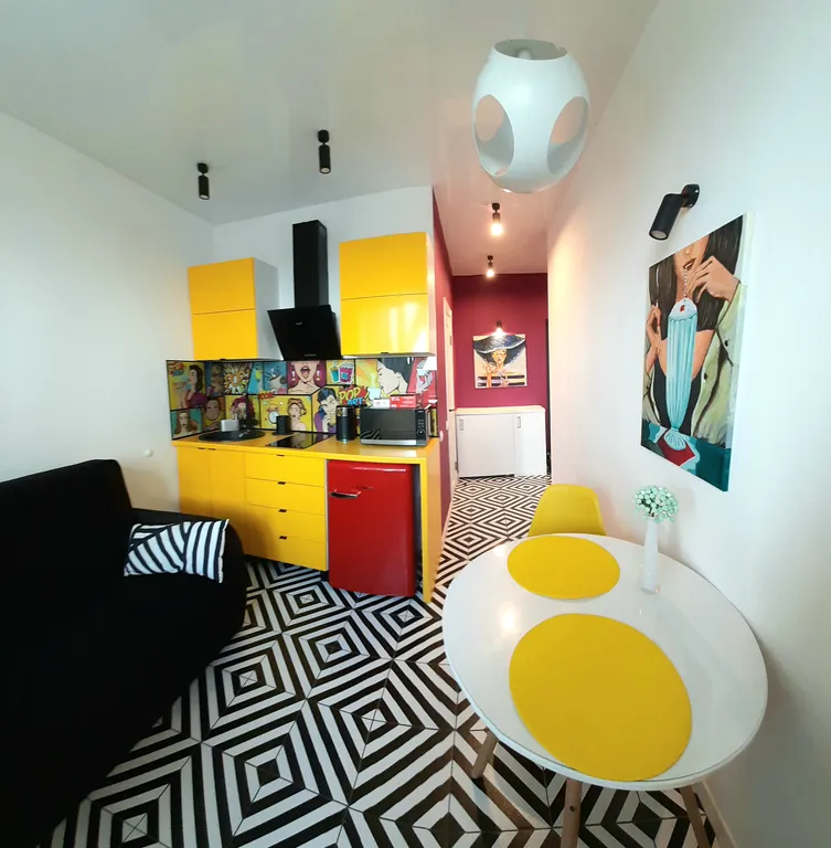 Яркая жизнь позитивный дизайн в стиле поп-арт