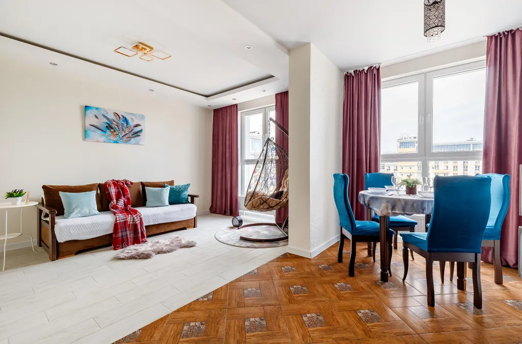 Квартира Красивые, светлые апартаменты на 23 этаже — Краснодар