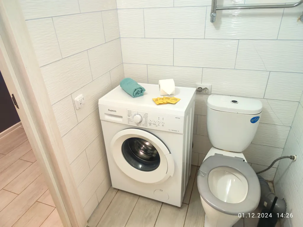 Студия с балконом в скандинавском стиле